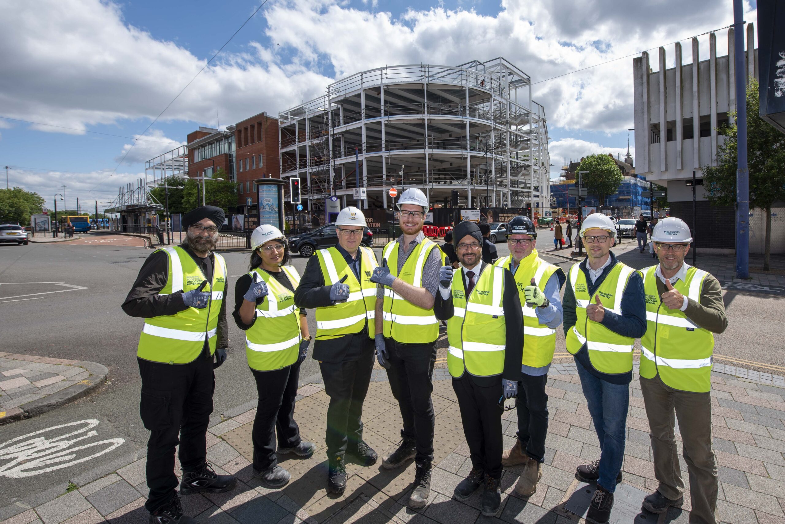 Featured Image for Steel framework completed for new City Learning Quarter college campus